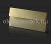 Kreatív boríték 110x220 mm, Curious Metal/ Fehér arany